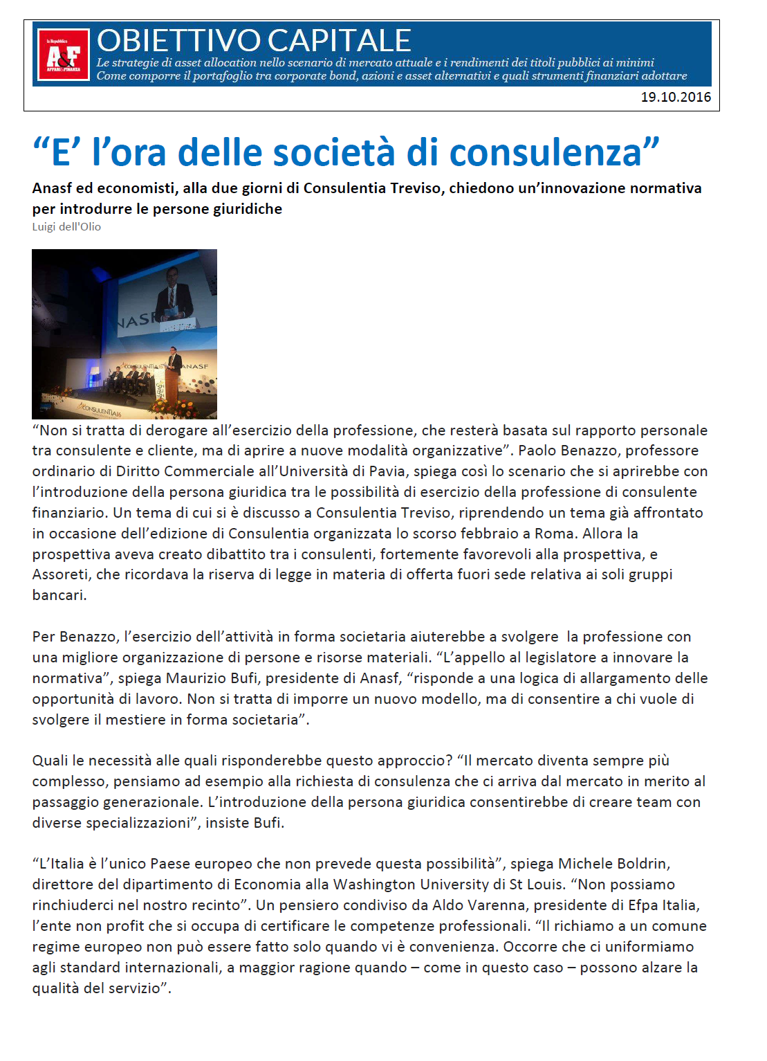 articolo ConsulenTia2016 Treviso su Obiettivo Capitale